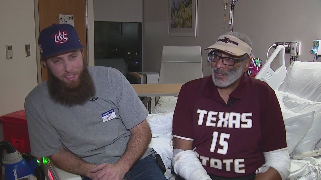 Man thrown from RV, good Samaritan reunited